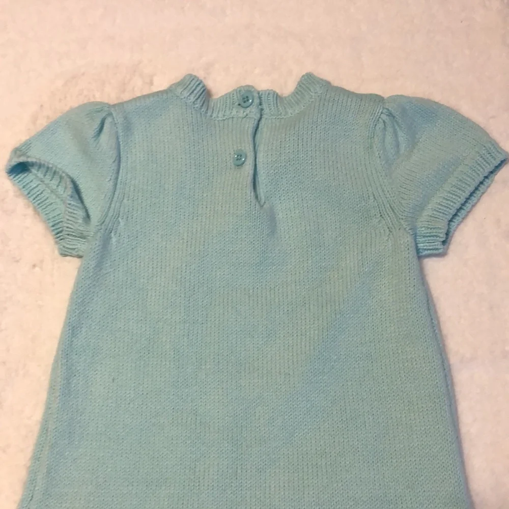 Gymboree 2T Winter Wonderland Knitted Sweater Dress Snowman & Gingerbread House - Picture 12 of 16